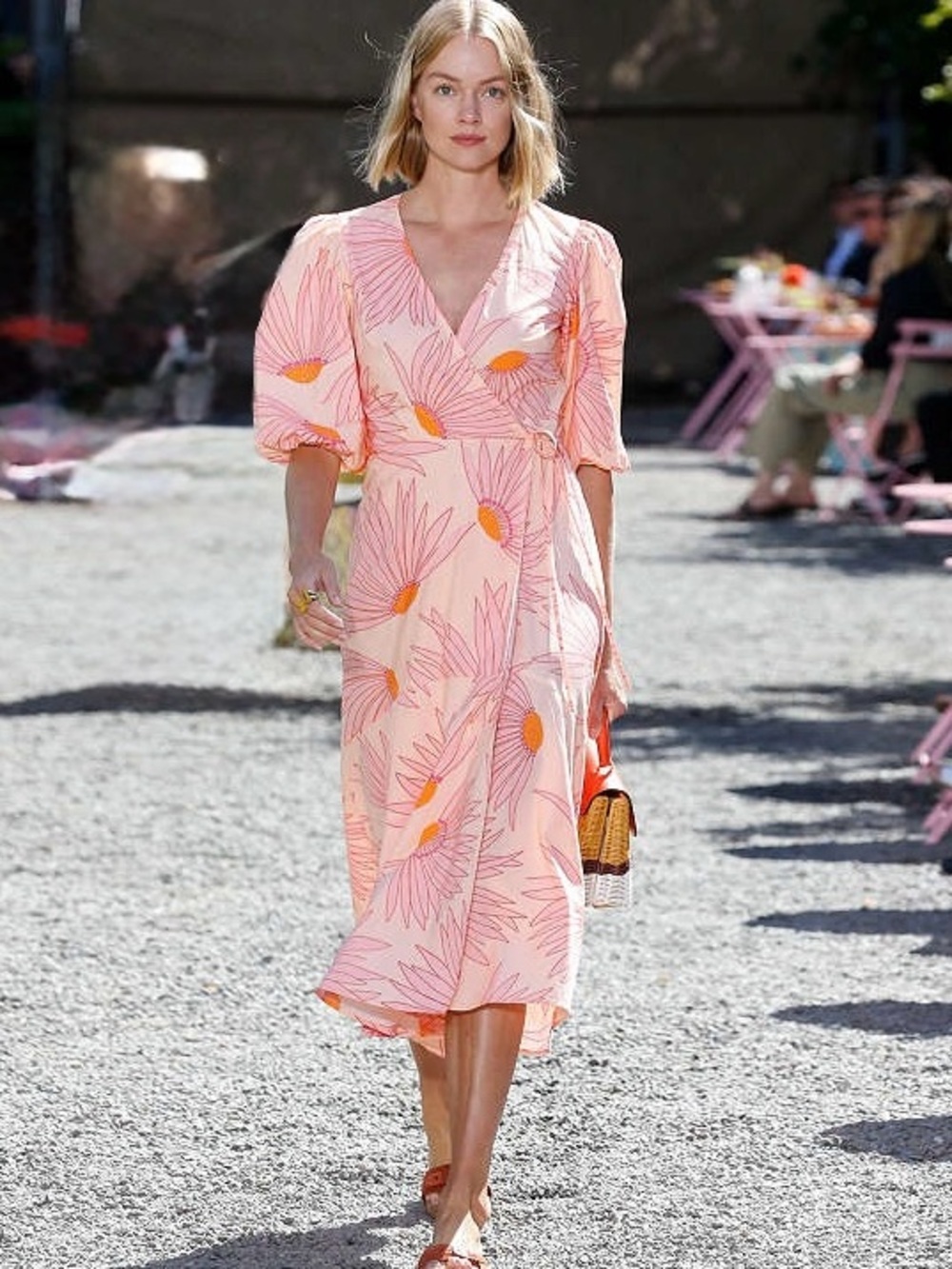 Kate Spade Falling Flower Wrap Dress | Size 2